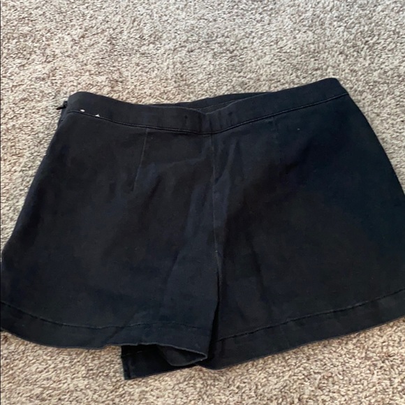 Black cotton skort - Picture 3 of 4
